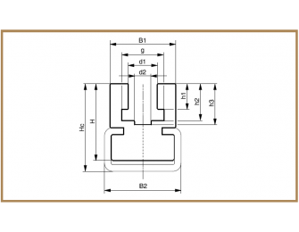 TYPE CK polyamide chain guide for roll chains alt=