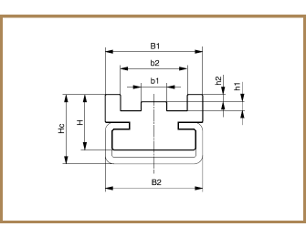 TYPE CTS roller chian guides alt=
