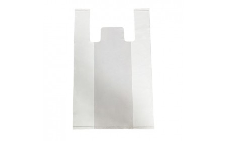 Disposable biodegradable plastic shopping bag